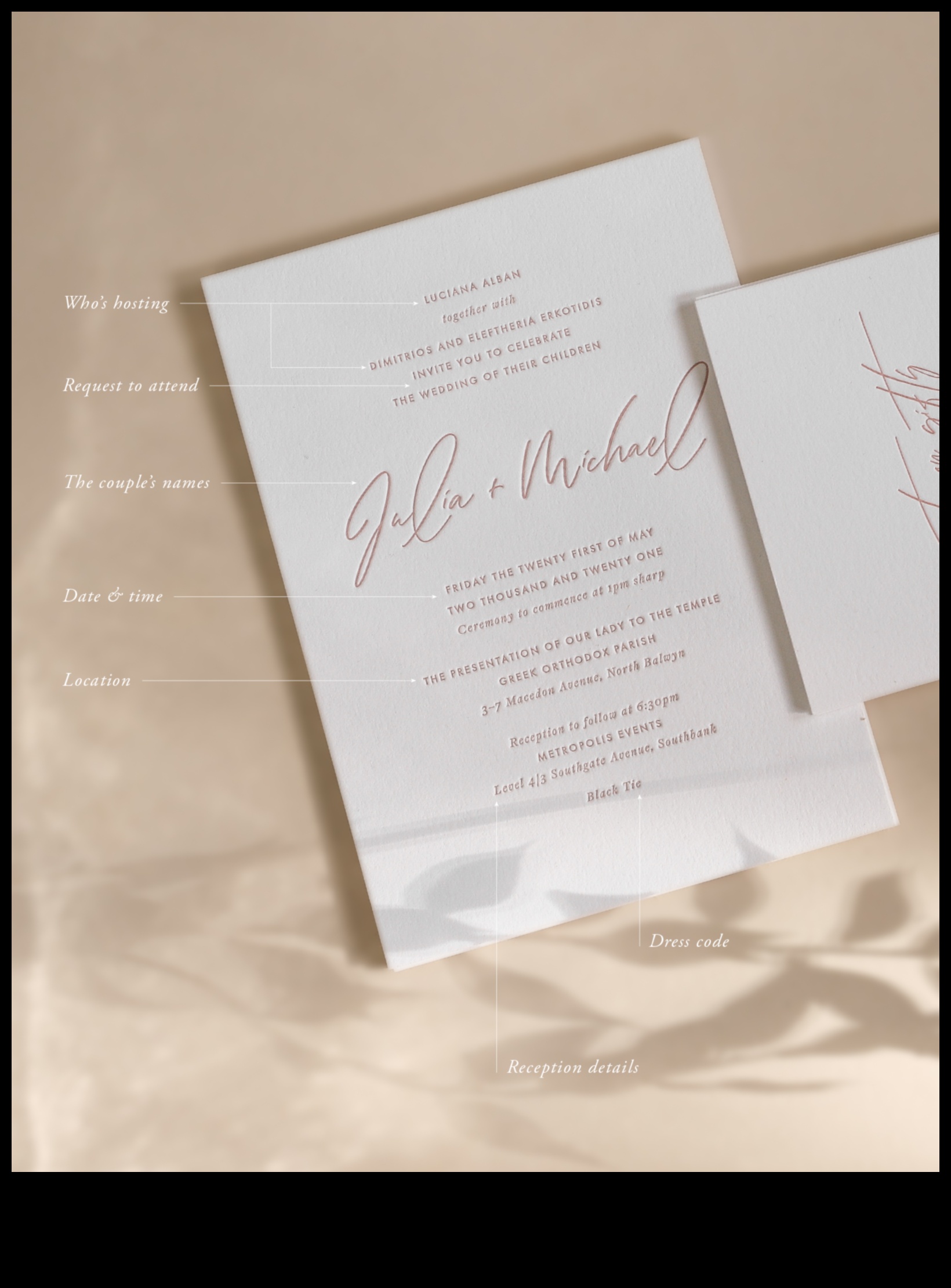 Dragoste pe hârtie Un ghid pentru crearea invitațiilor de nuntă perfecte 5 Dragoste pe hârtie: Crearea invitațiilor de nuntă