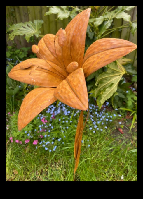 Blossoms in Bronze: The Allure of Outdoor Garden Art