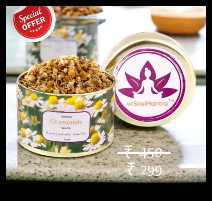 Grădina Relaxării: Captarea esenței ceaiului proaspăt de mușețel