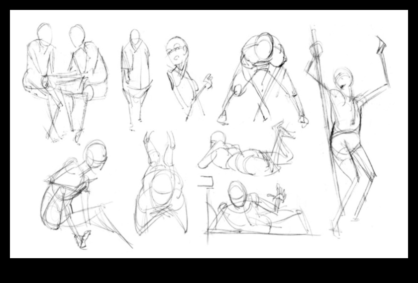 Schița gestuală: captarea energiei în desenele vieții