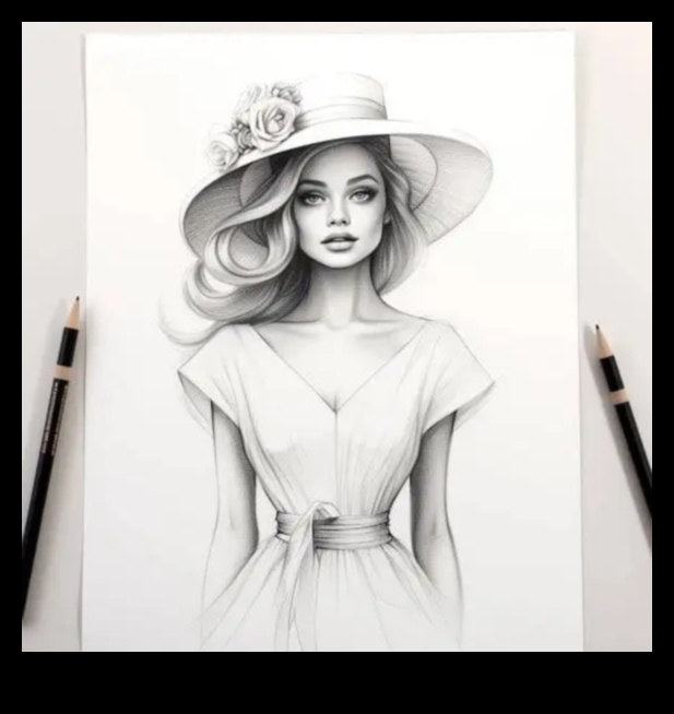 Desen armonie: atingerea echilibrului și unității în schițe în creion