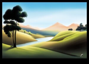 Desenarea naturii: surprinderea frumuseții în aer liber în creion