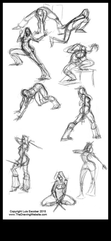 Schița gestuală: captarea energiei în desenele vieții