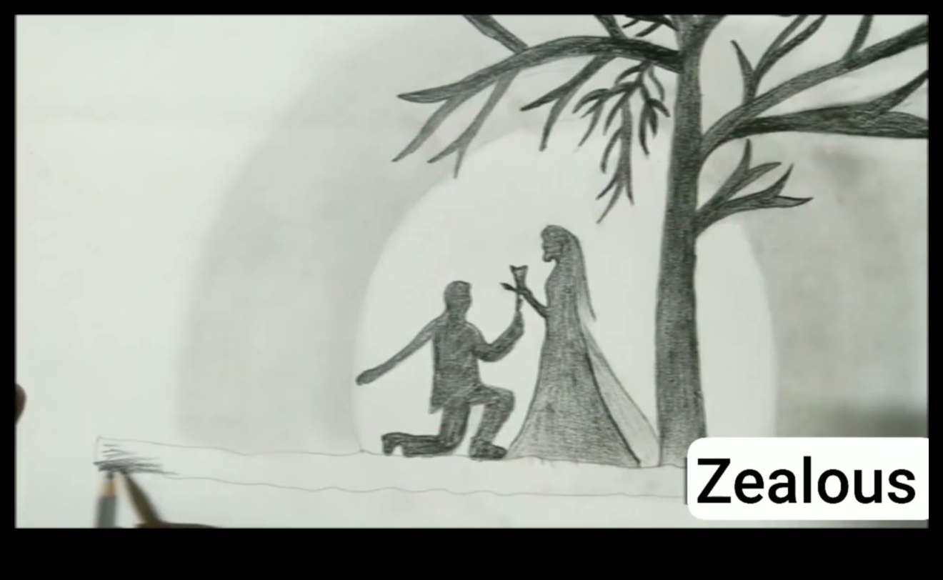 Desen armonie: atingerea echilibrului și unității în schițe în creion